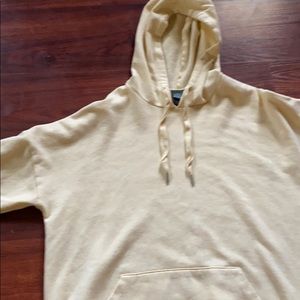 I am selling a light yellow hoodie